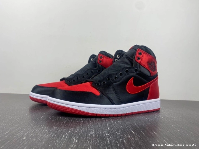 Official Maikesneakers FD4810-061 OG Satin WMNS Bred High Air Jordan 1 0716